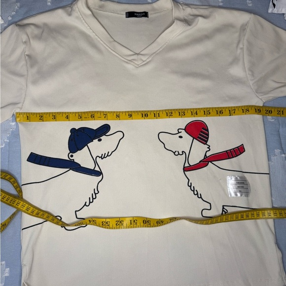 Mango Cream Graphic Tee and Skirt Set - Picture 10 of 11